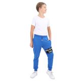 Toontoy Erkek Çocuk Baskılı Eşofman Alt Saks 4-5 YAŞ