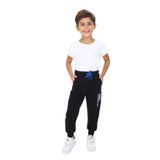 Toontoy Erkek Çocuk Baskılı Eşofman Alt Siyah 5 YAŞ