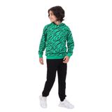 TOONTOY Erkek Çocuk Baskılı Eşofman Takım, 6-7 Yaş, 6-7 Yaş, 22611, Saks, erkek-çocuk