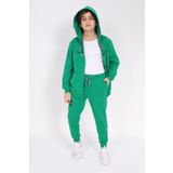 Toontoy Erkek Çocuk Baskılı Eşofman Takım Çimen Yeşili 12-13 YAŞ
