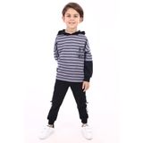 Toontoy Erkek Çocuk Baskılı Eşofman Takım Gri 3 YAŞ