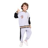 TOONTOY Erkek Çocuk Baskılı Eşofman Takım, Gri Melanj, 6 Yaş, 6 Yaş, 22675, Gri Melanj, erkek-çocuk