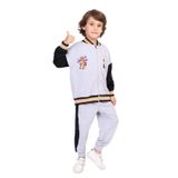 TOONTOY Erkek Çocuk Baskılı Eşofman Takım, Gri Melanj, 7 Yaş, 7 Yaş, 22675, Gri Melanj, erkek-çocuk