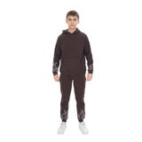 Toontoy Erkek Çocuk Baskılı Eşofman Takım Kahverengi 12-13 YAŞ