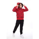 Toontoy Erkek Çocuk Baskılı Eşofman Takım Kırmızı 13-14 YAŞ
