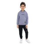 Toontoy Erkek Çocuk Baskılı Eşofman Takım Koyu Gri 6 YAŞ
