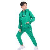 Toontoy Erkek Çocuk Baskılı Eşofman Takım Koyu Yeşil 10 YAŞ