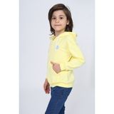 Toontoy Erkek Çocuk Baskılı Hırka Açık Sarı 6 YAŞ