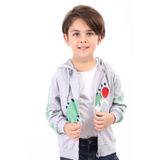 Toontoy Erkek Çocuk Baskılı Hırka Gri Melanj 2 YAŞ