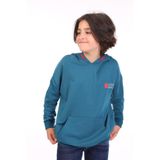 TOONTOY Erkek Çocuk Baskılı Kapüşonlu Sweatshirt Petrol Mavi, 8-9 Yaş, 22661, Petrol Mavi, erkek-çocuk