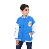 Toontoy Erkek Çocuk Baskılı Kolej Hırka Saks 6-7 YAŞ