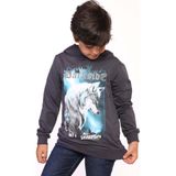 Toontoy Erkek Çocuk Baskılı Sweatshirt - 10 Yaş - Füme