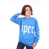 TOONTOY Erkek Çocuk Baskılı Sweatshirt, 12-13 Yaş, 22634, Saks, erkek-çocuk