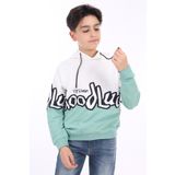 Toontoy Erkek Çocuk Baskılı Sweatshirt - 5 Yaş - Yeşil