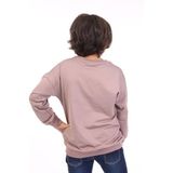 TOONTOY Erkek Çocuk Baskılı Sweatshirt, 6-7 Yaş, 22634, Acı Kahve, erkek-çocuk