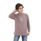 Toontoy Erkek Çocuk Baskılı Sweatshirt Acı Kahve 10 YAŞ