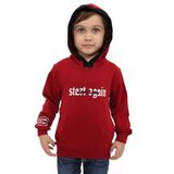 Toontoy Erkek Çocuk Baskılı Sweatshirt Bordo 5 YAŞ