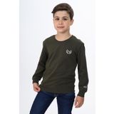 Toontoy Erkek Çocuk Baskılı Sweatshirt Haki 6-7 YAŞ