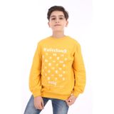 Toontoy Erkek Çocuk Baskılı Sweatshirt Hardal 7 YAŞ