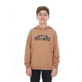 Toontoy Erkek Çocuk Baskılı Sweatshirt Kahverengi 12-13 YAŞ