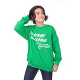 TOONTOY Erkek Çocuk Baskılı Sweatshirt Koyu Yeşil, 6-7 Yaş, 22677, Koyu Yeşil, erkek-çocuk