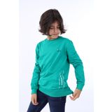 Toontoy Erkek Çocuk Baskılı Sweatshirt Koyu Yeşil 8-9 YAŞ