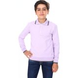 Toontoy Erkek Çocuk Baskılı Sweatshirt Lila 8-9 YAŞ
