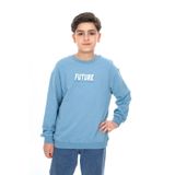 Toontoy Erkek Çocuk Baskılı Sweatshirt Mavi 10-11 YAŞ