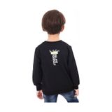 Toontoy Erkek Çocuk Baskılı Sweatshirt Siyah