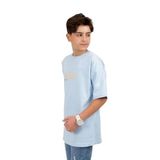 TOONTOY Erkek Çocuk Baskılı T-Shirt, Mavi, 13-14 Yaş