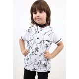 Toontoy Erkek Çocuk Baskılı Tişört - 3 Yaş - Beyaz