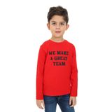Toontoy Erkek Çocuk Baskılı Tişört - 8 Yaş - Kırmızı