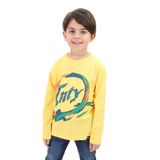 Toontoy Erkek Çocuk Baskılı Tişört - 8 Yaş - Sarı