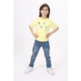 Toontoy Erkek Çocuk Baskılı Tişört Açık Sarı 2 YAŞ