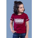 Toontoy Erkek Çocuk Baskılı Tişört Bordo 4 YAŞ