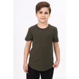 Toontoy Erkek Çocuk Baskılı Tişört Haki 13-14 YAŞ