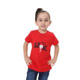 Toontoy Erkek Çocuk Baskılı Tişört Kırmızı 4 YAŞ