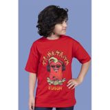 Toontoy Erkek Çocuk Baskılı Tişört Kırmızı