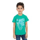 TOONTOY Erkek Çocuk Baskılı Tişört Koyu Yeşil 7 Yaş, 7 Yaş, 24355, Koyu Yeşil, Erkek Çocuk