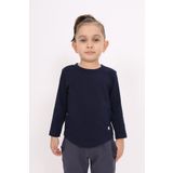 Toontoy Erkek Çocuk Baskılı Tişört Lacivert 5 YAŞ