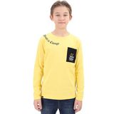 Toontoy Erkek Çocuk Baskılı Tişört Sarı 6-7 YAŞ