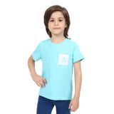 Toontoy Erkek Çocuk Baskılı Tişört Su Yeşili 6 YAŞ