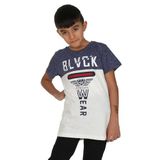 Toontoy Erkek Çocuk Blvck Baskılı Tişört Ekru 10 YAŞ