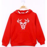 Toontoy Erkek Çocuk Boğa Baskılı Sweatshirt - 10 Yaş - Kırmızı