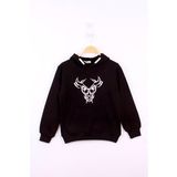 Toontoy Erkek Çocuk Boğa Baskılı Sweatshirt