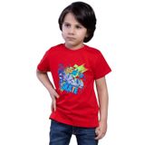 Toontoy Erkek Çocuk Born To Skate Baskılı Tişört Kırmızı 3 YAŞ