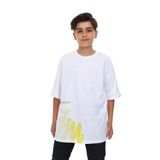 TOONTOY Erkek Çocuk Boya Baskılı Tişört, Yeşil-Beyaz, 10-11 Yaş