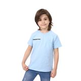 Toontoy Erkek Çocuk Cep Baskılı Tişört Mavi 5 YAŞ