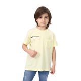 Toontoy Erkek Çocuk Cep Baskılı Tişört Sarı 7 YAŞ