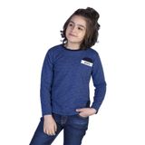 Toontoy Erkek Çocuk Cep Üstü Şerit Detaylı Tişört Lacivert 6 YAŞ